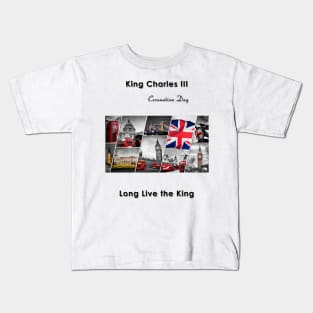 King’s coronation tshirt celebration London Kids T-Shirt